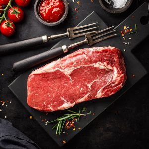 Beef steak grill pan